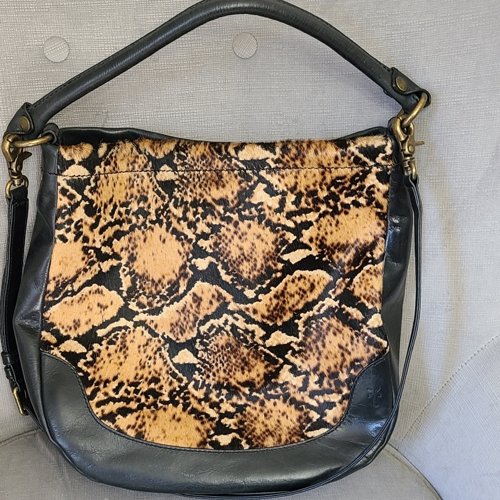 Frye Melissa Cowhide Leather Black bag